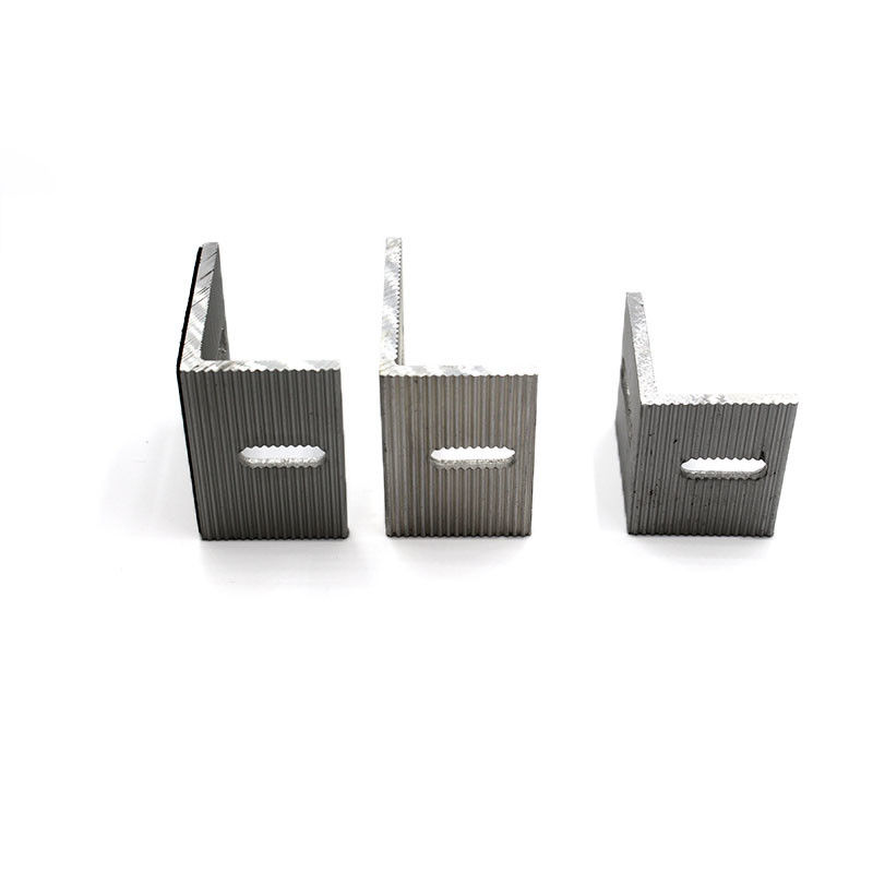 Sistem Cladding Facade Metal Corner Brackets Extrusion Corner Bracket Dengan Klip