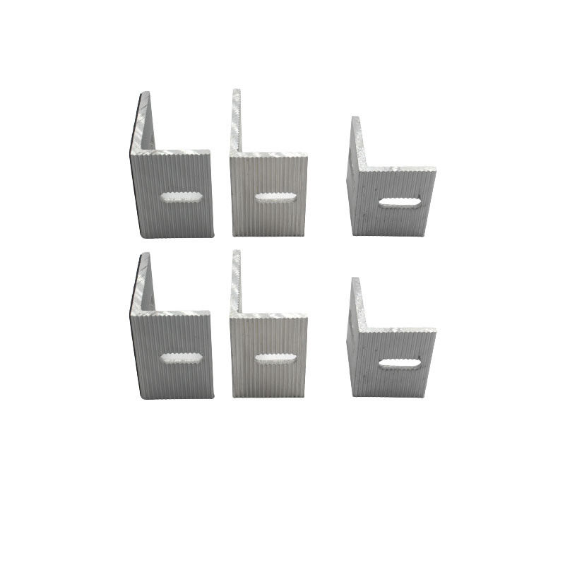 Heavy Duty Silver Metal Corner Brackets Polished Finish Flat Metal Corner Brackets