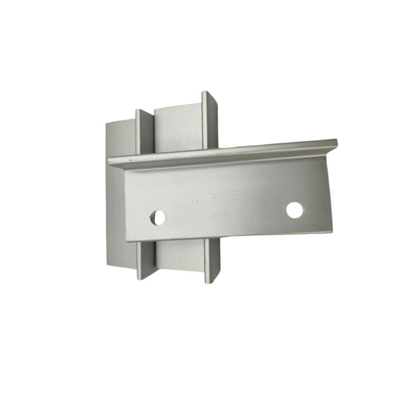 Clamp Surya Atap Logam Industri Aluminium Paduan Perak Warna