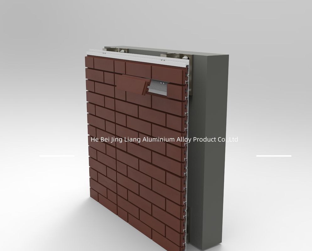 Mudah Instalasi Brick Wall Support Systems Ketahanan Korosi