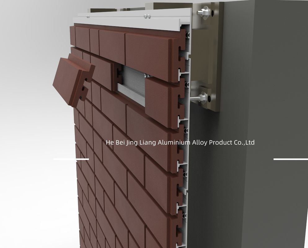 Mudah Instalasi Brick Wall Support Systems Ketahanan Korosi