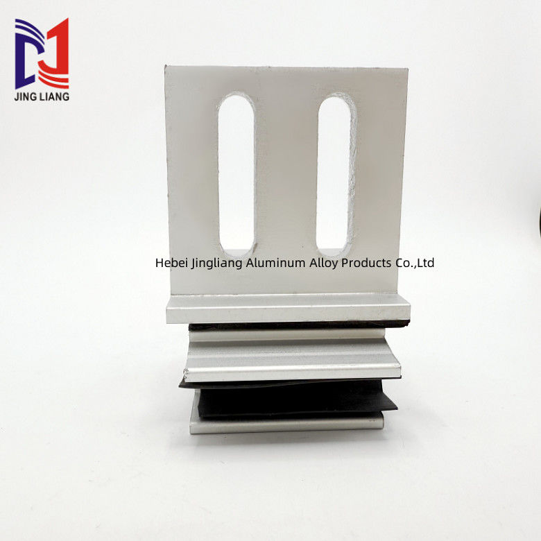 Mudah Pemasangan Dan Pemberantasan Bagian Fasilitas Middel Fixing Untuk 20mm Terracotta Panel Dengan Anodizing Oksidasi