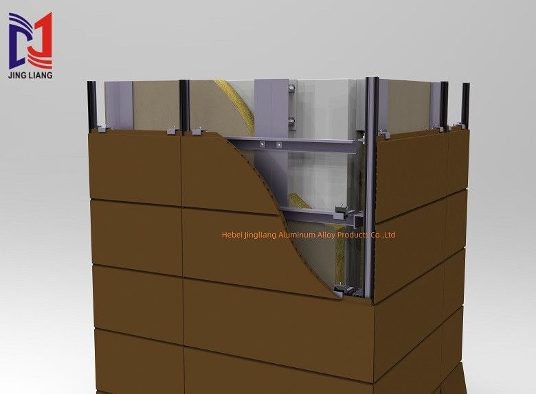 Mudah Instalasi dan Disesuaikan Circlip Fixing System untuk kedua panel 20mm Terracotta dan panel 30mm Terracotta