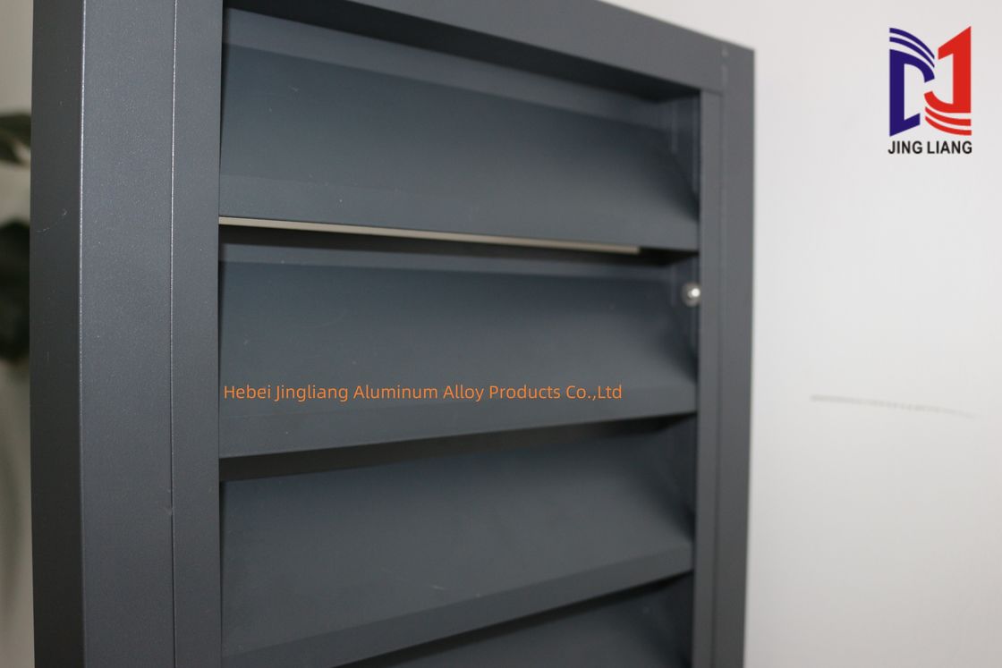 Kustomisasi Aluminium Louver Powder Coating Atau PVDF Atau Anodized Oxidation Untuk Dekorasi