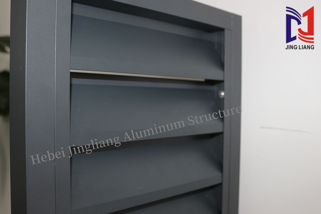 Kustomisasi Aluminium Louver Powder Coating Atau PVDF Atau Anodized Oxidation Untuk Dekorasi
