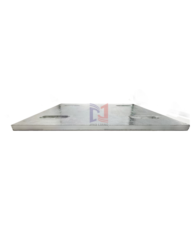 Papan Baja Galvanis 200mm*300mm*10mm Tertanam untuk Sistem Penopang Pelapis Kekuatan Tinggi