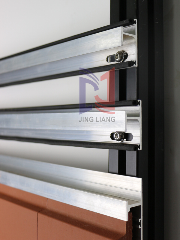 Rel Rel Disesuaikan Pengerjaan Indah Rel Geser Aluminium Kekuatan Tinggi Untuk Sistem Pendukung Fasad Terakota