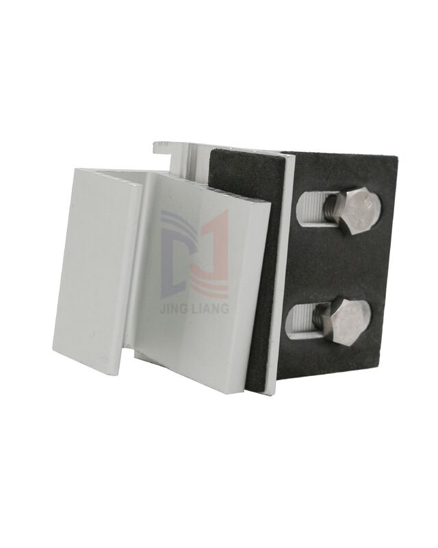 Klip ujung aluminium anti korosi untuk sistem pendukung fasad terakota