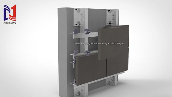 Dukungan Kait Telinga Batu Backbolt Sistem Fasad Berventilasi