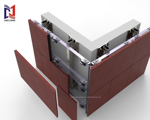 Reverse Hook Ventilated Facade Support System untuk pemasangan yang mudah dan cepat